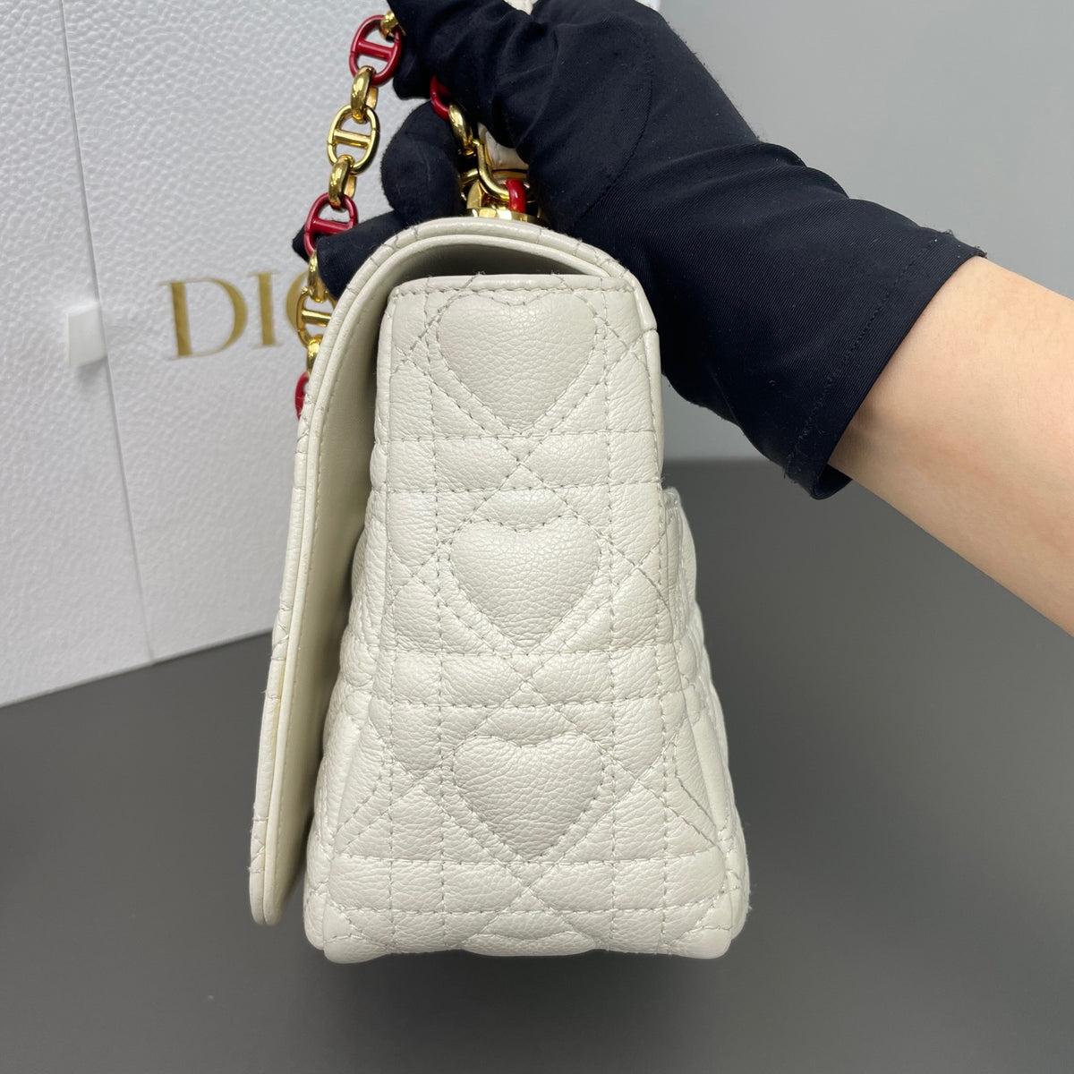 Dior - Caro Valentine's Day Limited Edition - Leather - White - (medium)