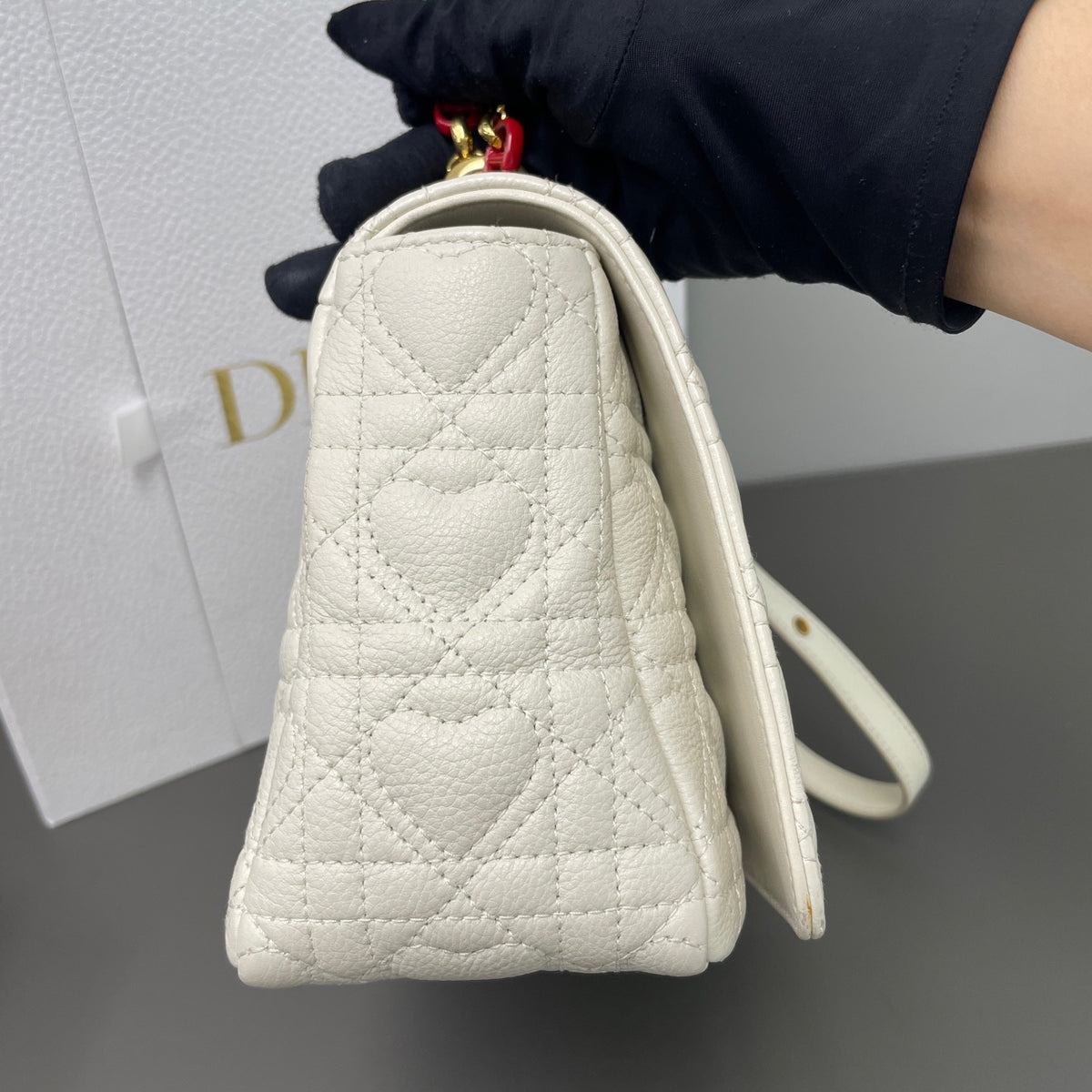 Dior - Caro Valentine's Day Limited Edition - Leather - White - (medium)