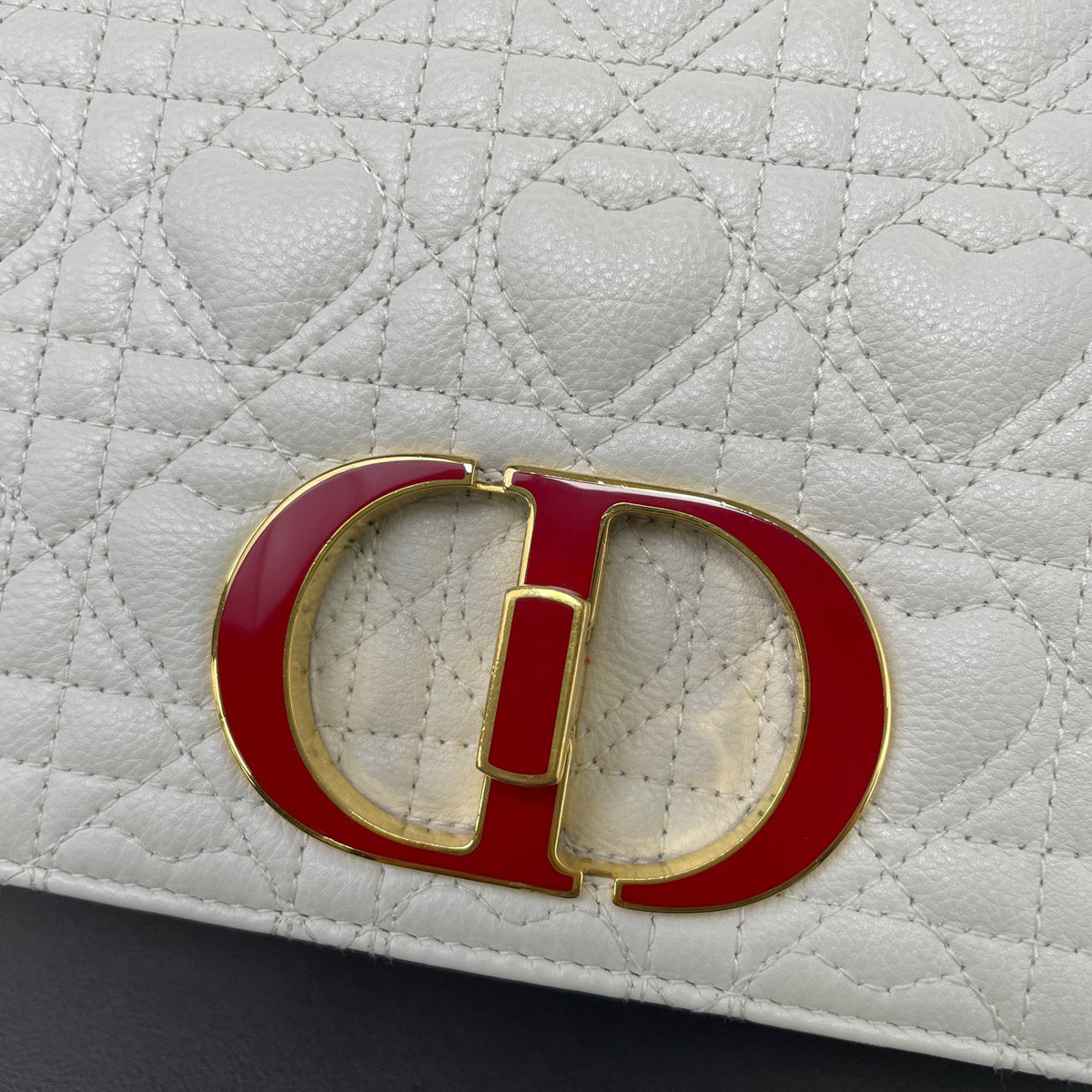 Dior - Caro Valentine's Day Limited Edition - Leather - White - (medium)