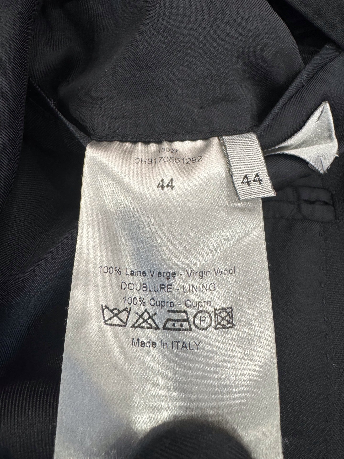 Dior - Casual Blazer - Virgin wool - Black - (44)