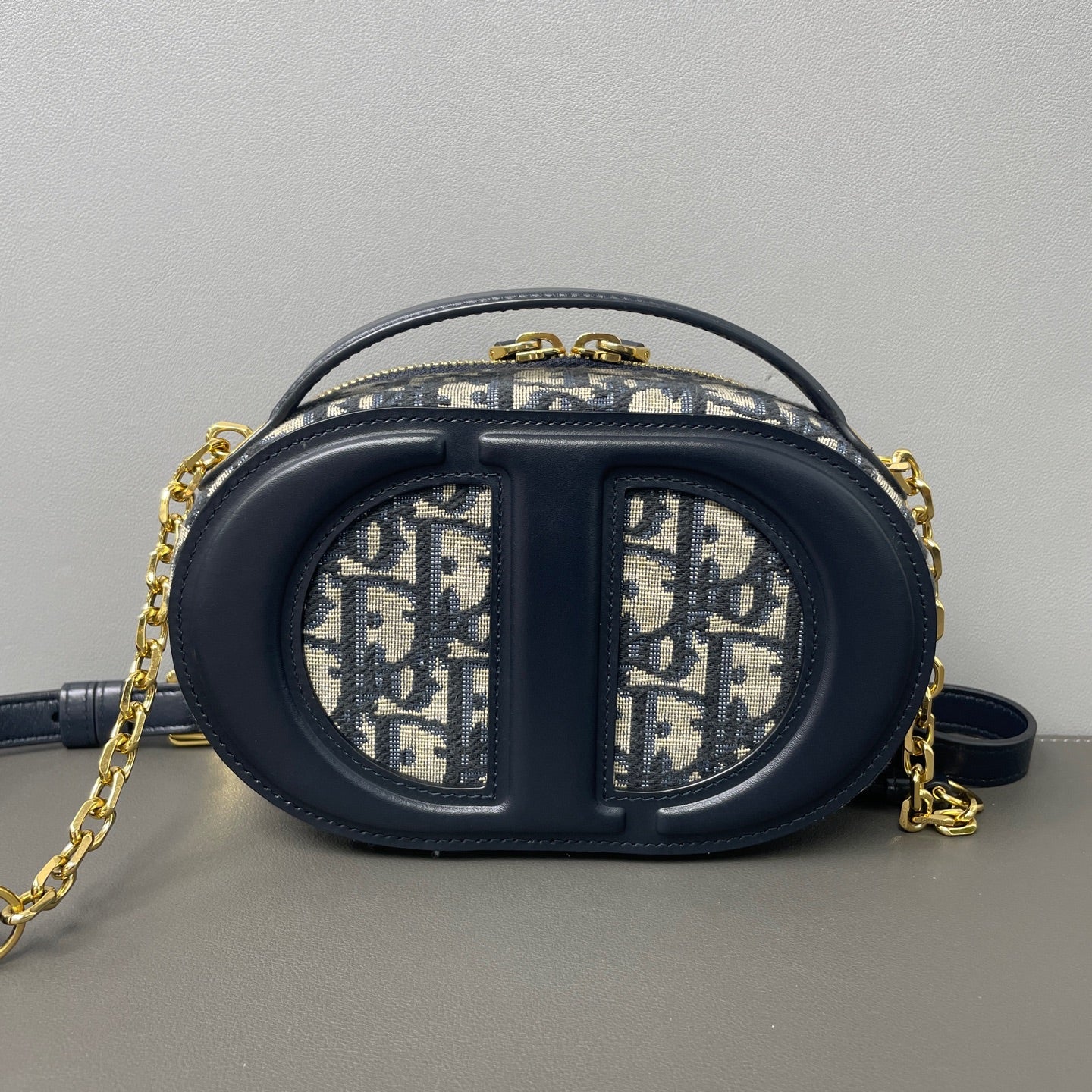 Dior - CD Signature - Leather - Blue - (mini)