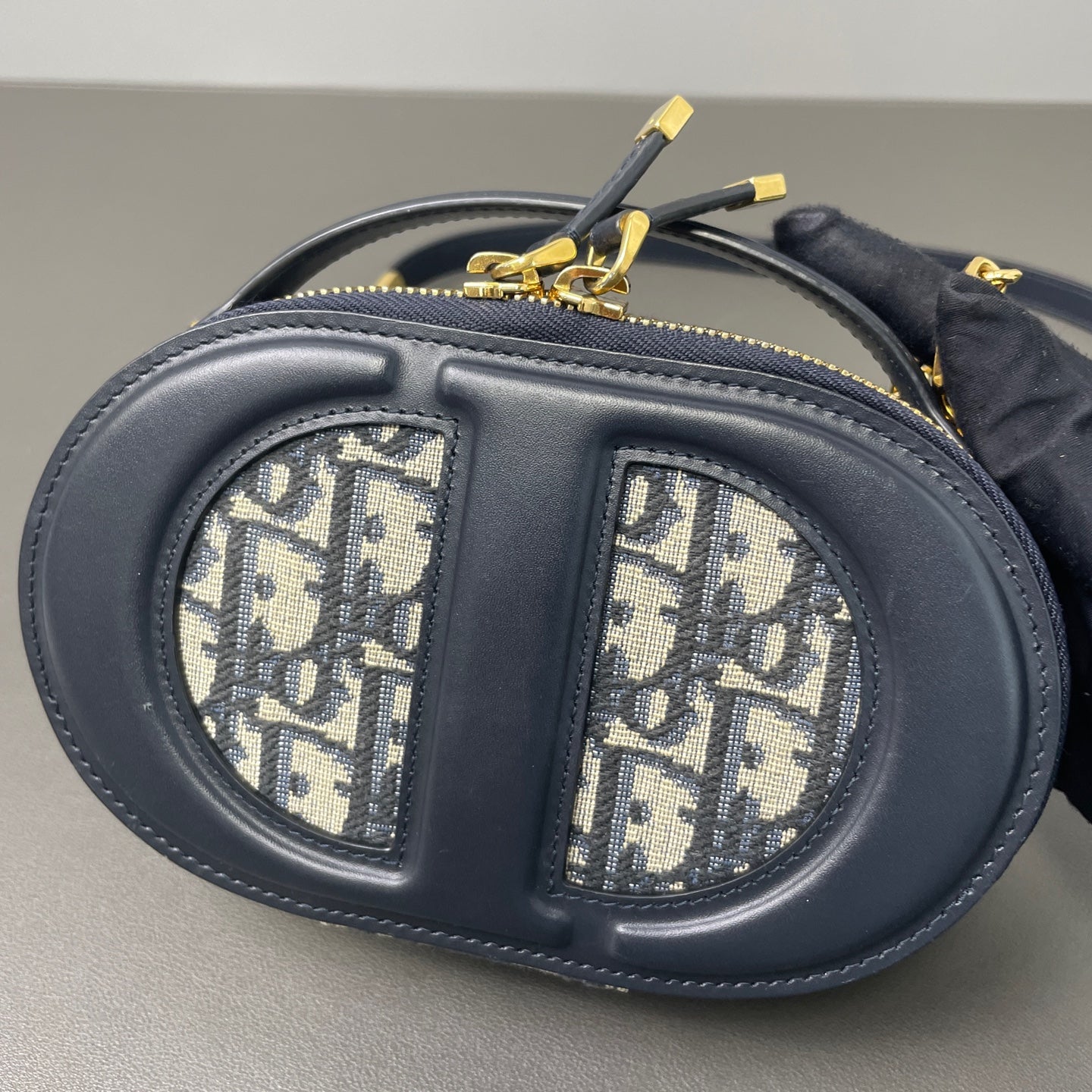 Dior - CD Signature - Leather - Blue - (mini)