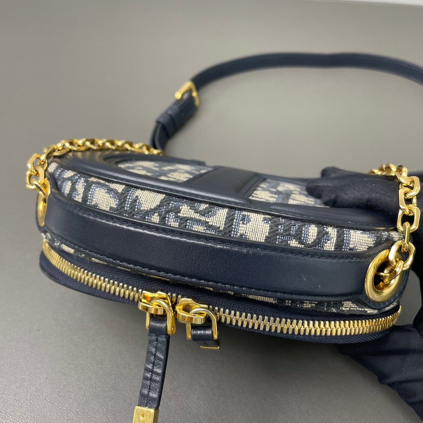 Dior - CD Signature - Leather - Blue - (mini)