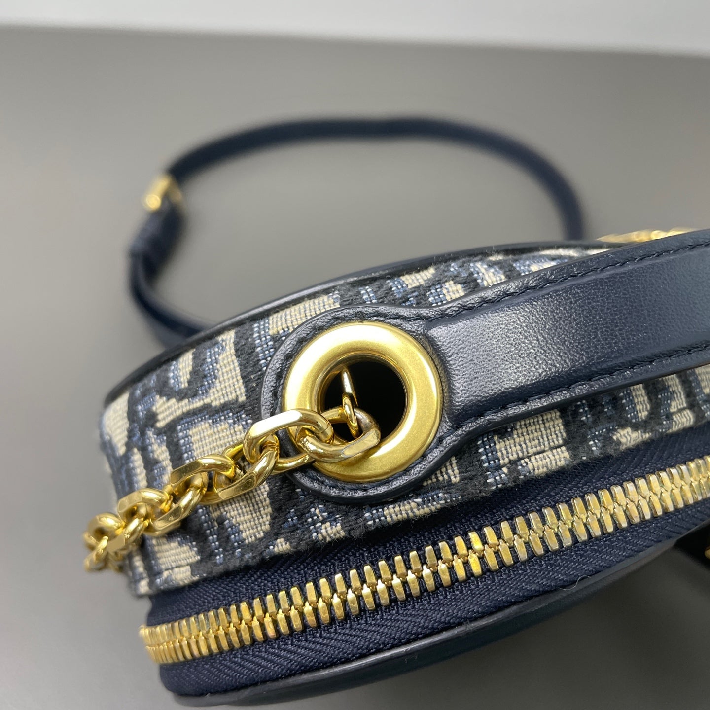 Dior - CD Signature - Leather - Blue - (mini)