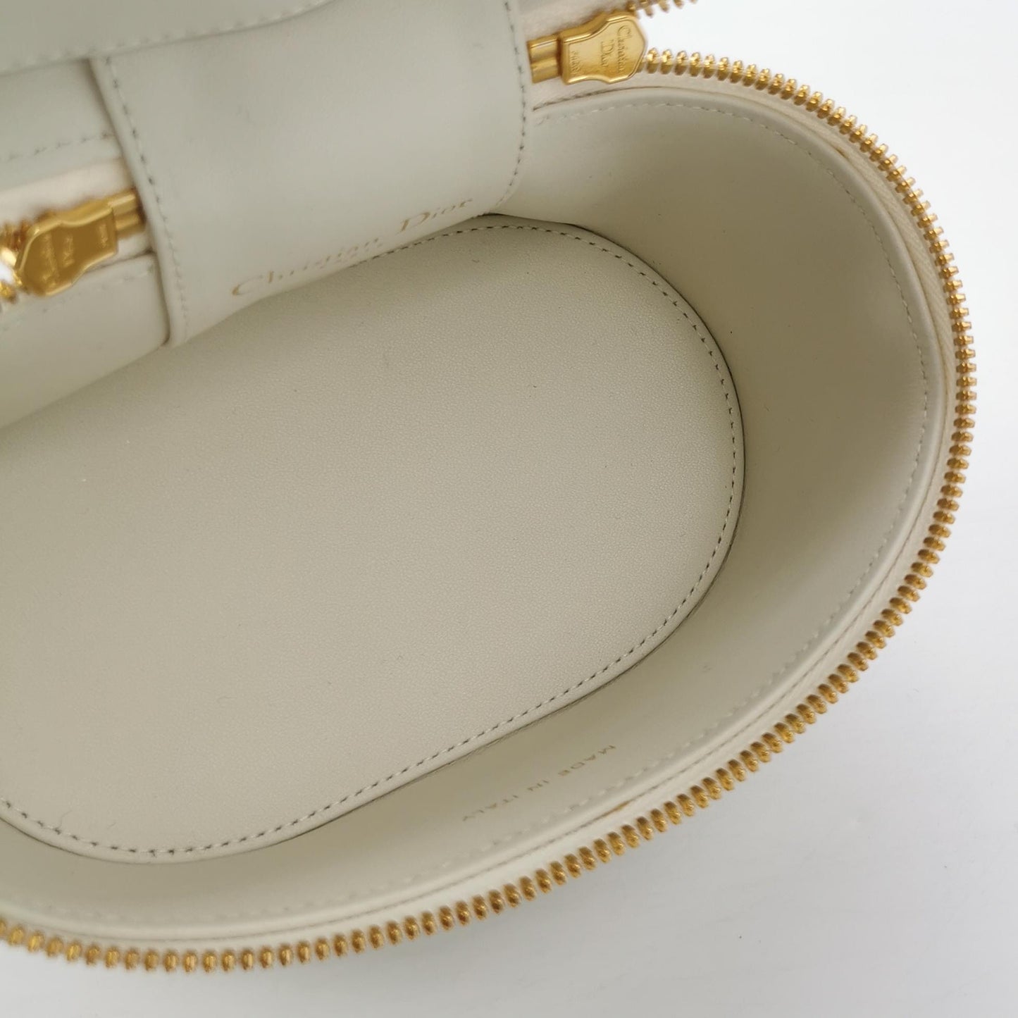 Dior - CD Signature Vanity - Leather - Beige
