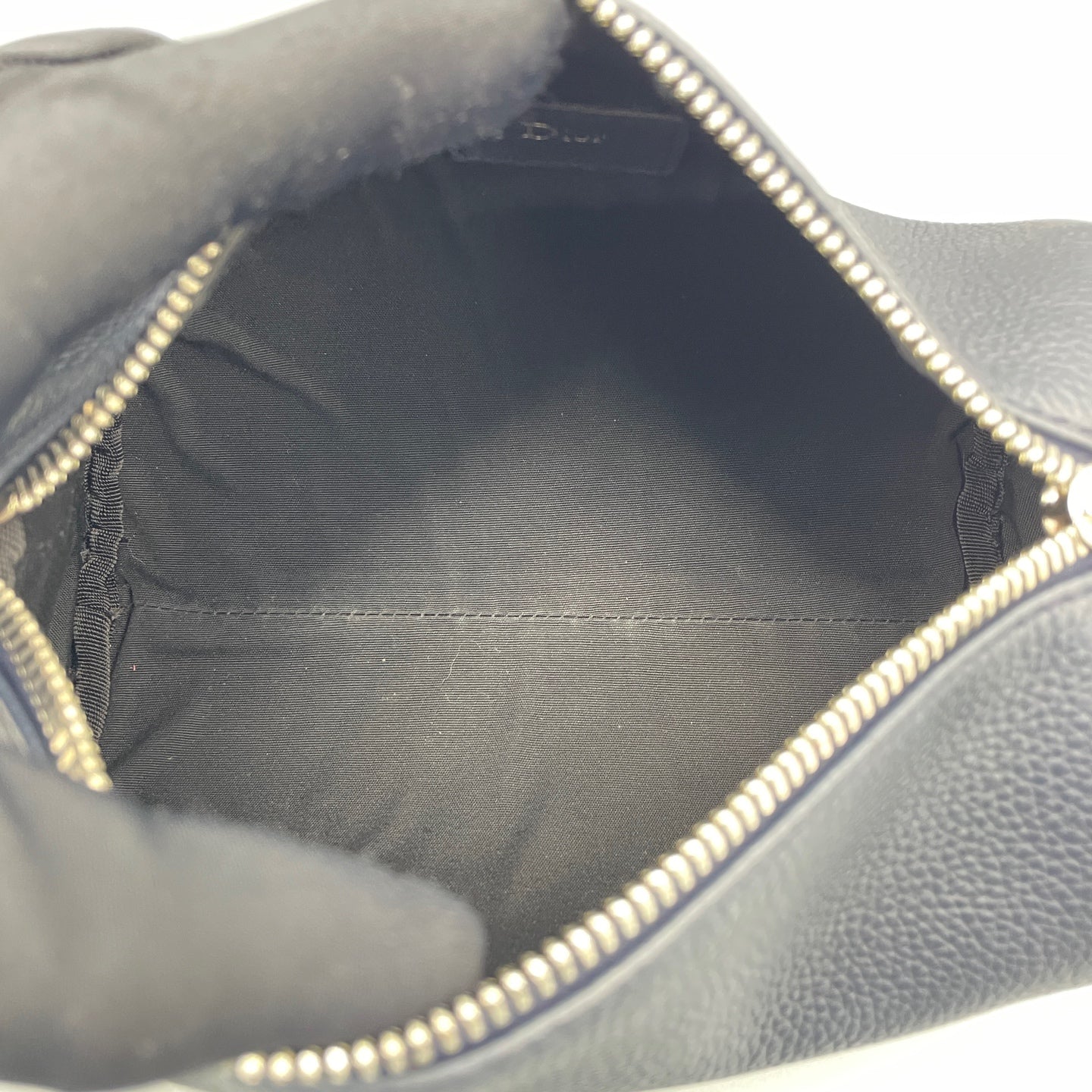 Dior - Christian Dior Atelier Cylinder Bag - Grained leather - Navy Blue - (small)