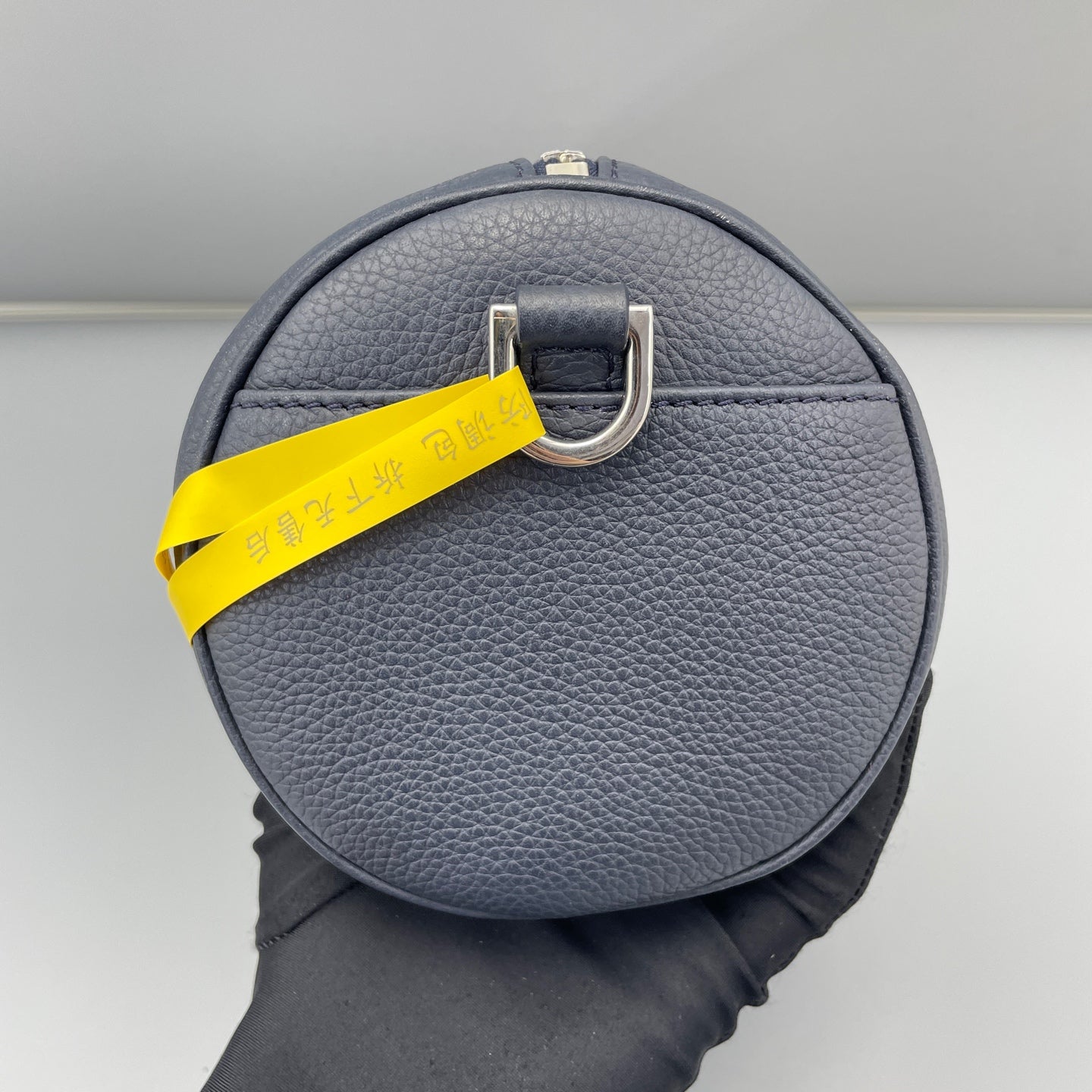 Dior - Christian Dior Atelier Cylinder Bag - Grained leather - Navy Blue - (small)