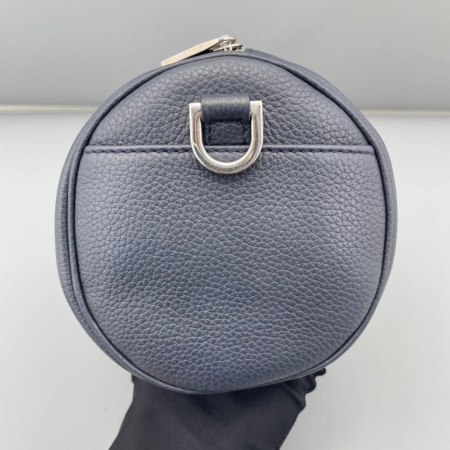 Dior - Christian Dior Atelier Cylinder Bag - Grained leather - Navy Blue - (small)