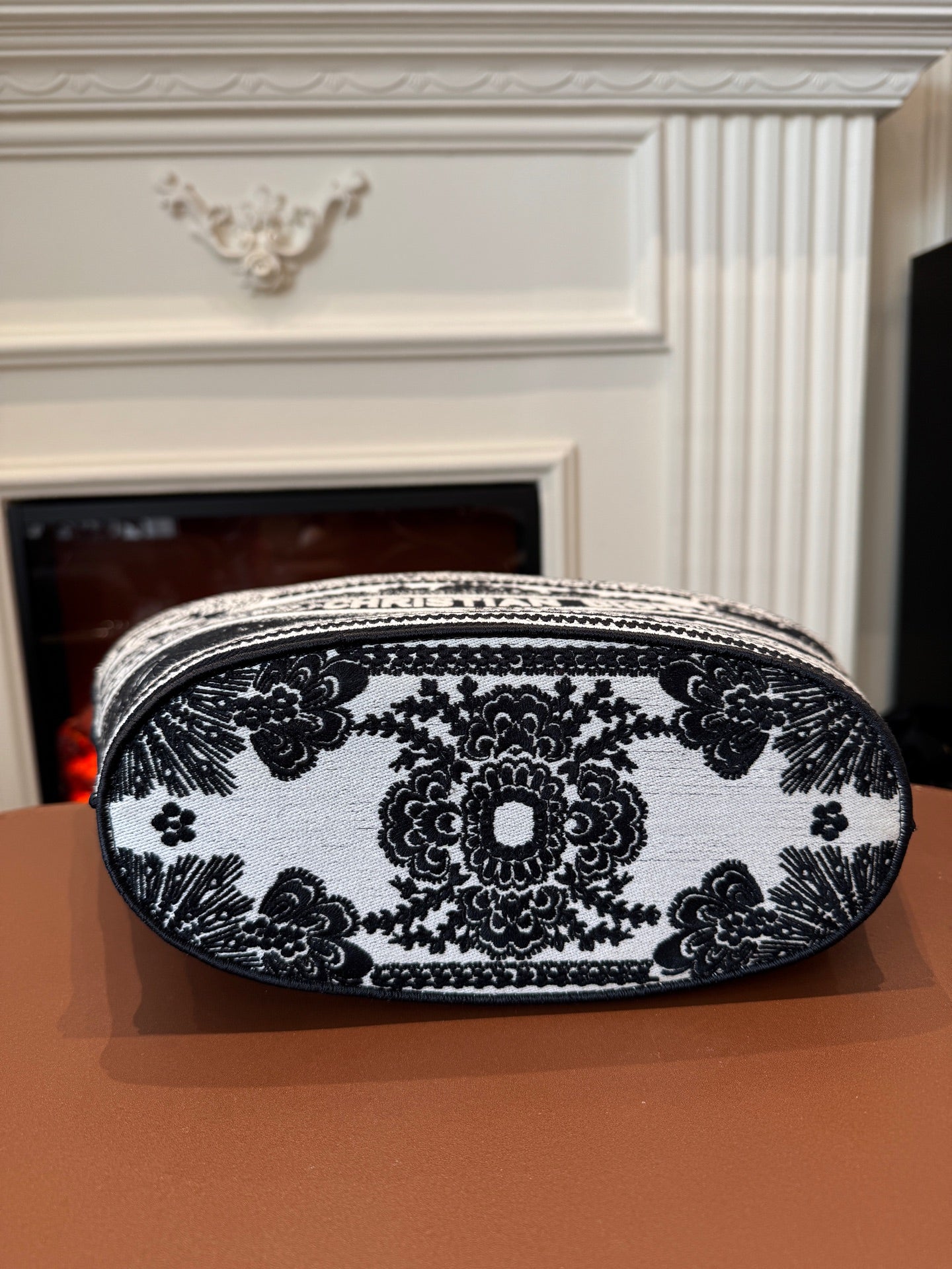 Dior - Christmas Basket Tote Bag - Cloth - Black - (medium)