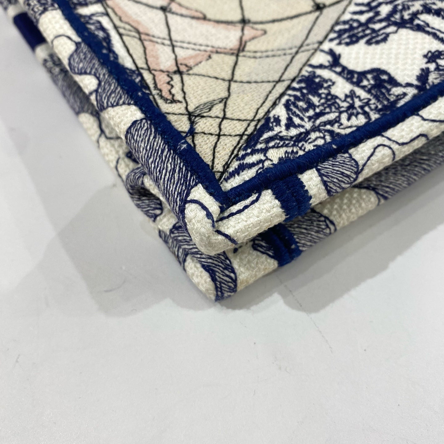 Dior - Constellation Compass Vertical Embroidery Tote Bag - Cloth - Multicolour - (small)