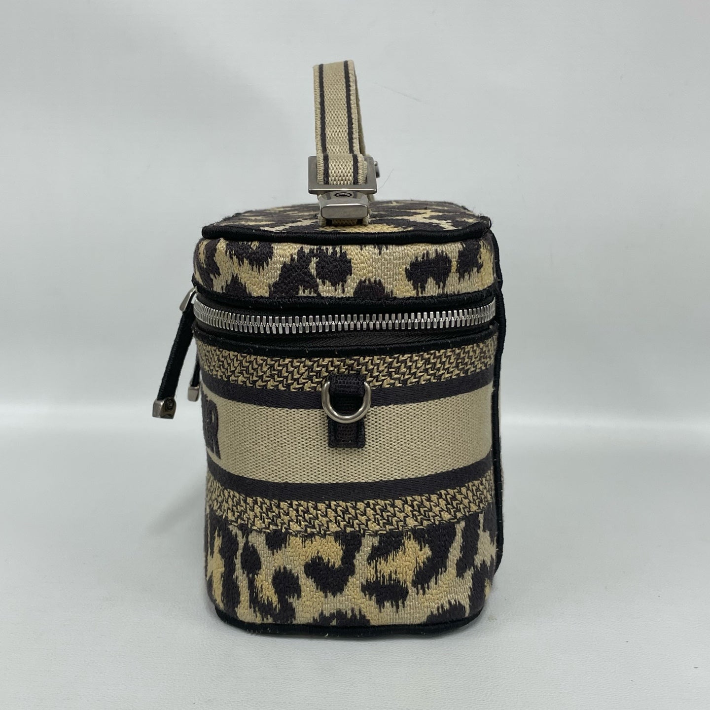 Dior - Cosmetic Box Bag - Canvas - Beige and Black - (mini)