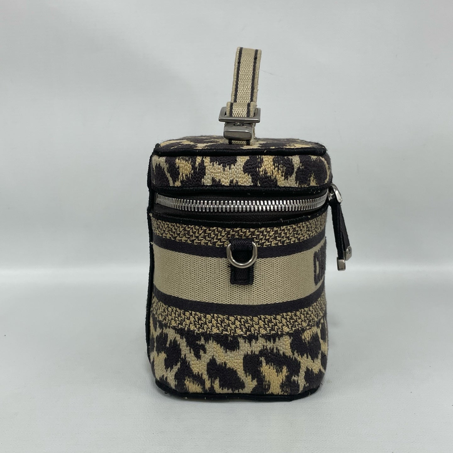 Dior - Cosmetic Box Bag - Canvas - Beige and Black - (mini)