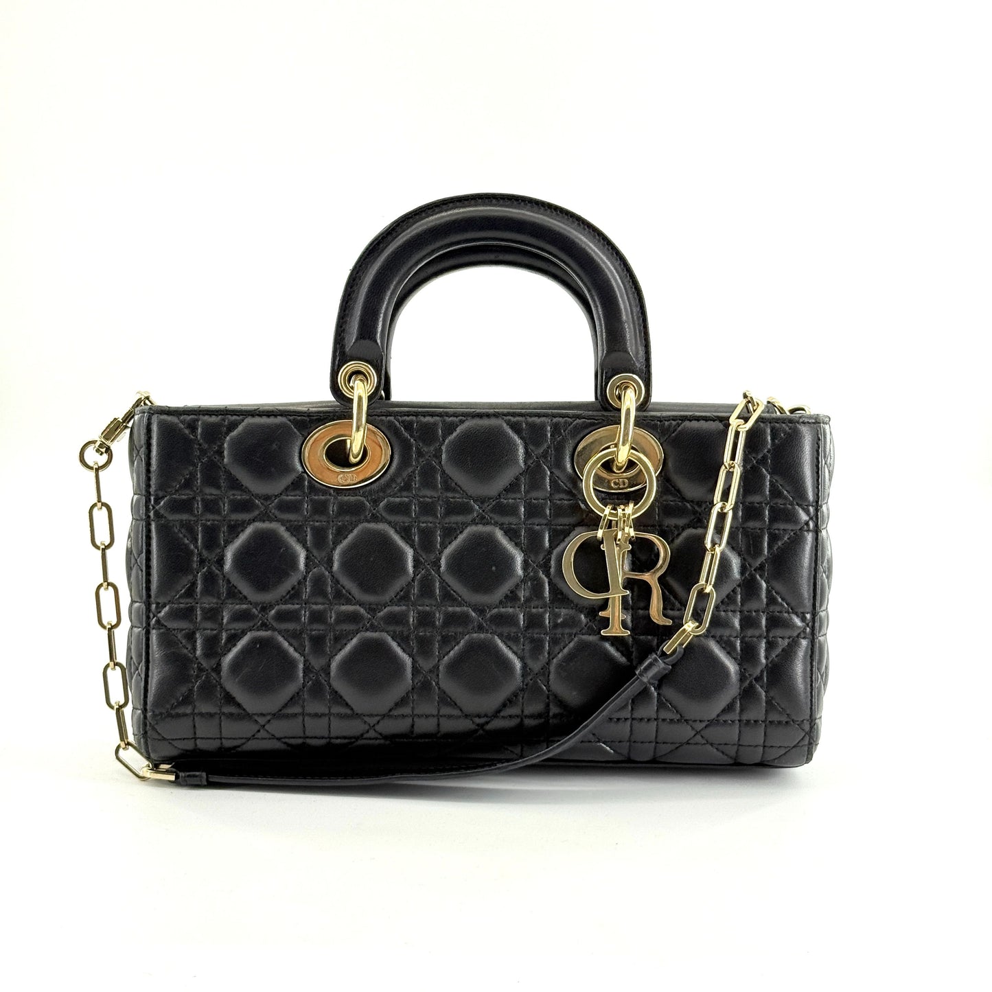 Dior - D-Joy - Leather - Black - (medium)