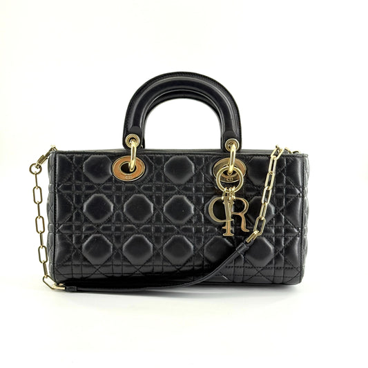 Dior - D-Joy - Leather - Black - (medium)