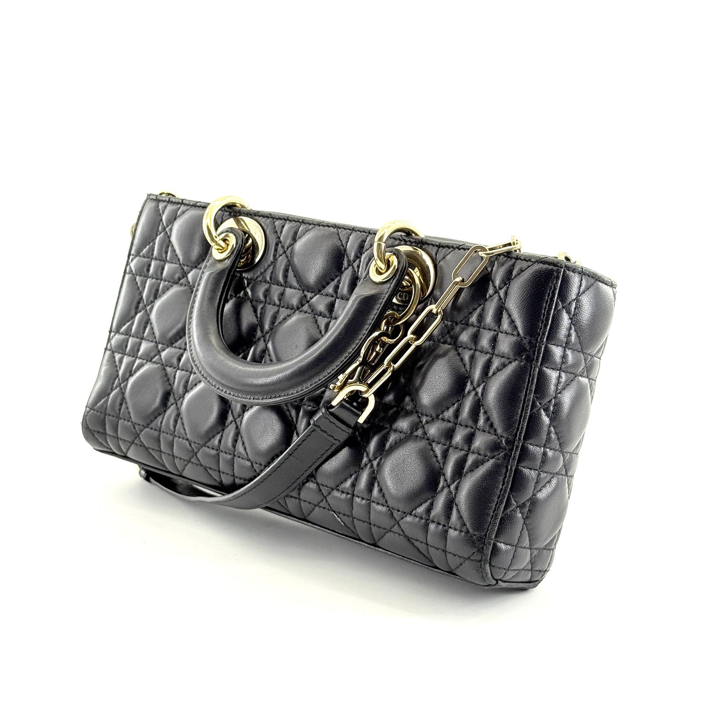 Dior - D-Joy - Leather - Black - (medium)
