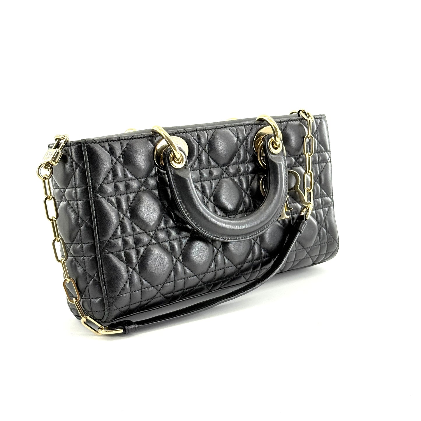 Dior - D-Joy - Leather - Black - (medium)