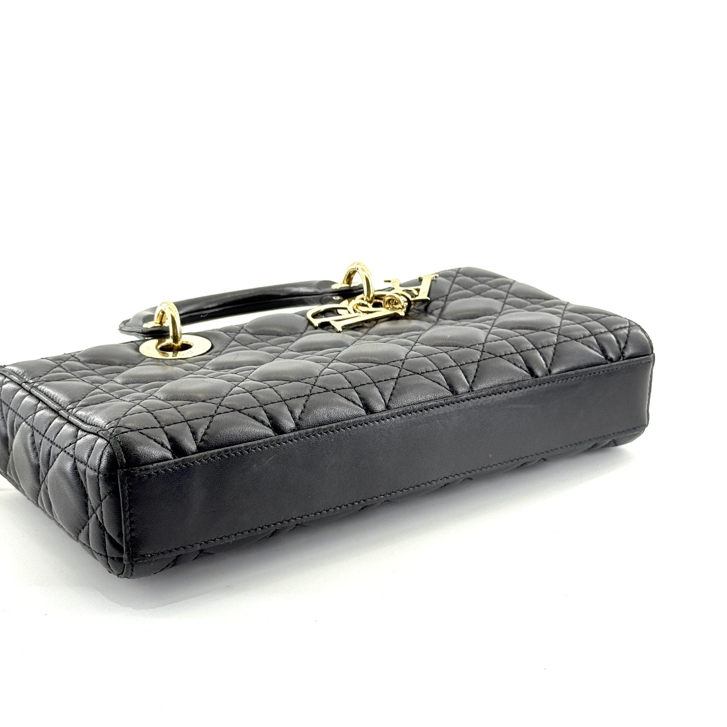 Dior - D-Joy - Leather - Black - (medium)