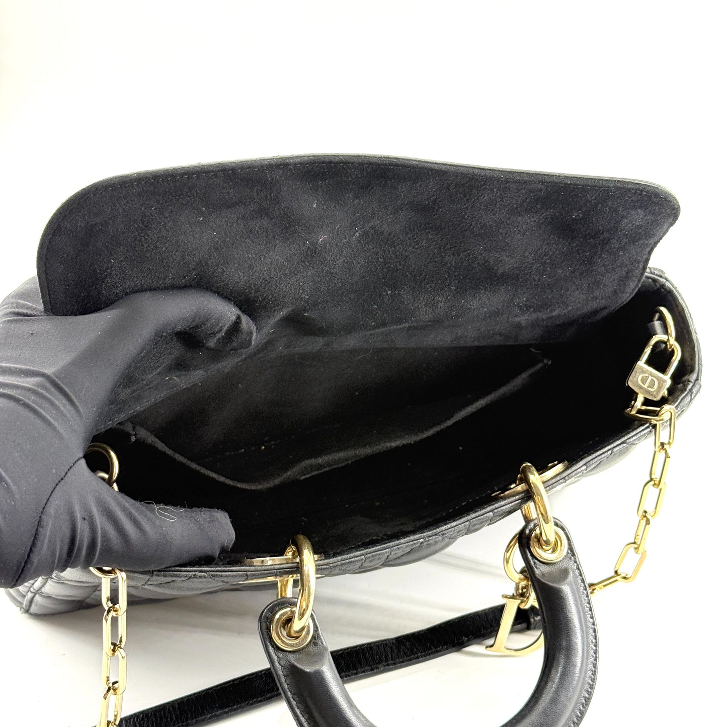 Dior - D-Joy - Leather - Black - (medium)