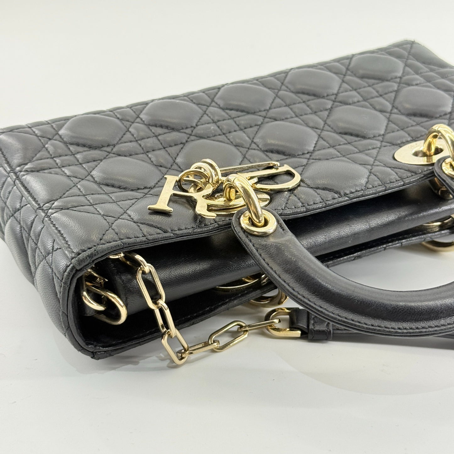 Dior - D-Joy - Leather - Black - (medium)