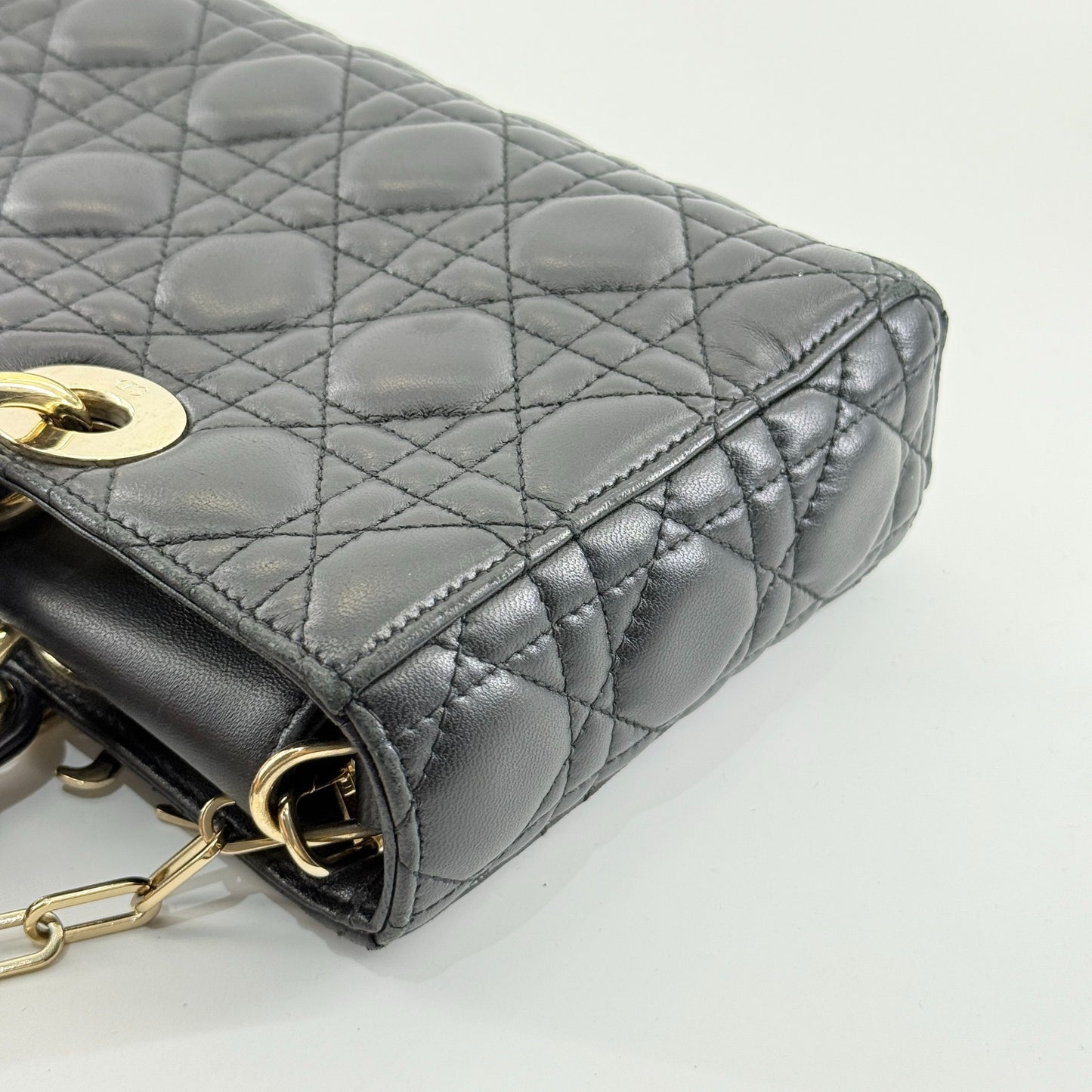 Dior - D-Joy - Leather - Black - (medium)