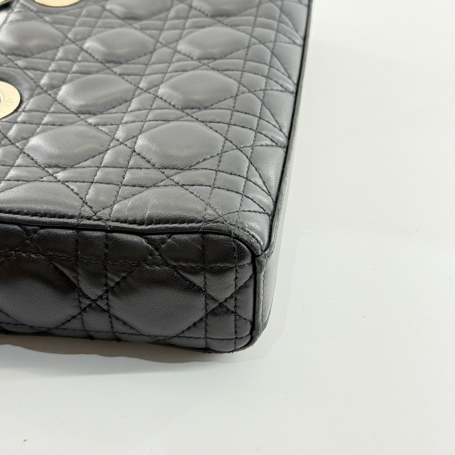 Dior - D-Joy - Leather - Black - (medium)