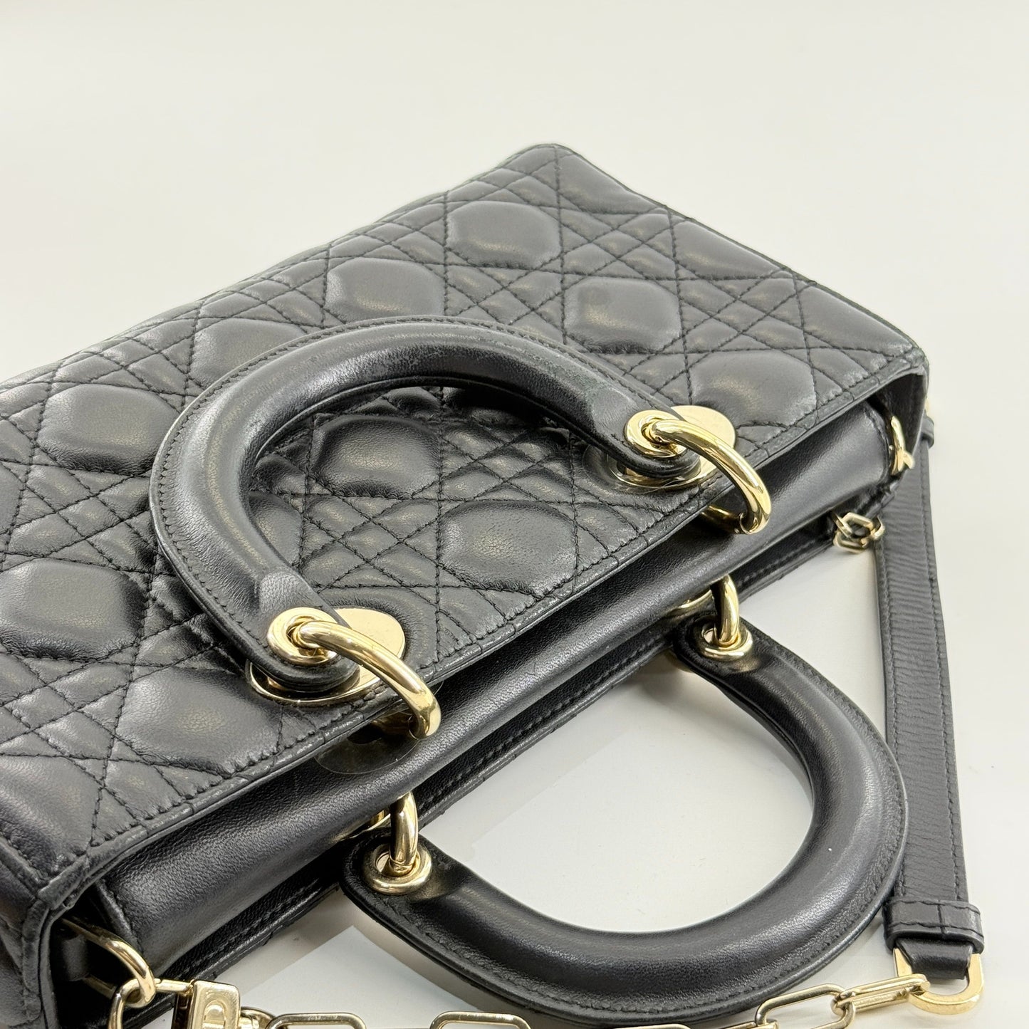 Dior - D-Joy - Leather - Black - (medium)