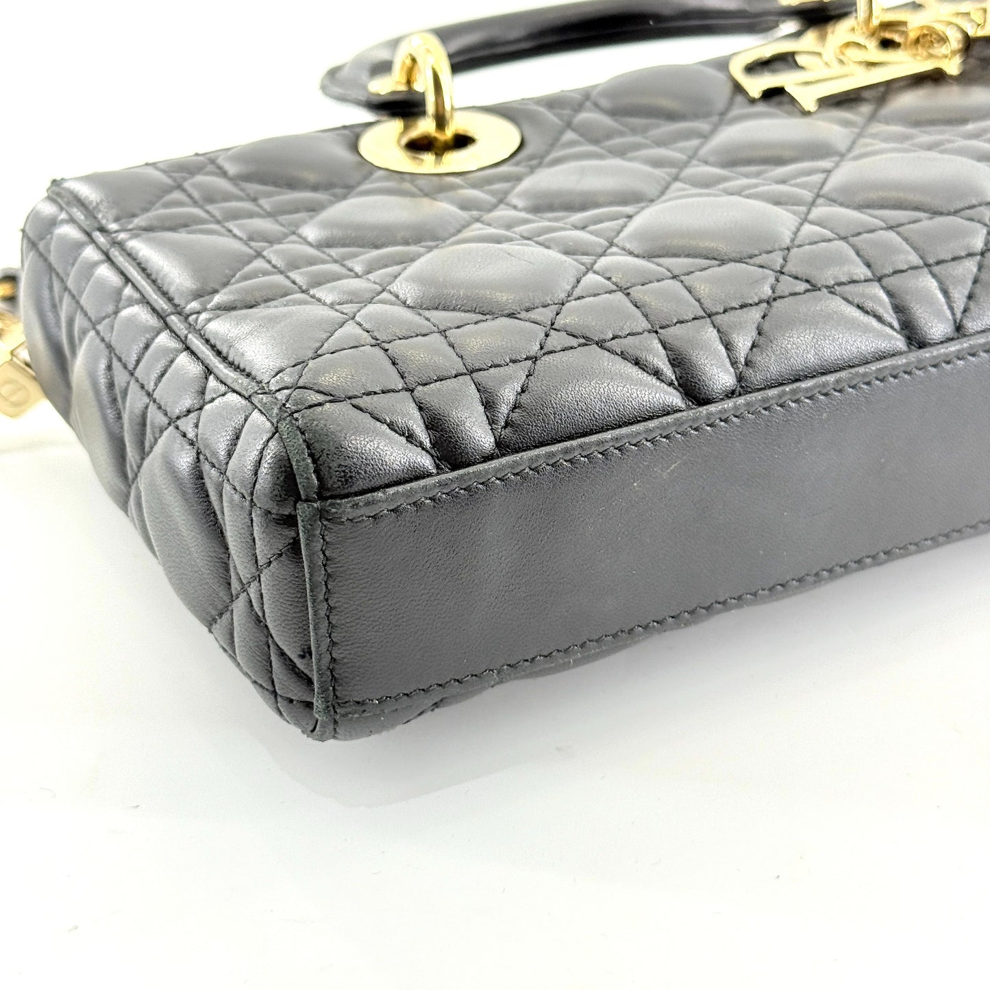 Dior - D-Joy - Leather - Black - (medium)