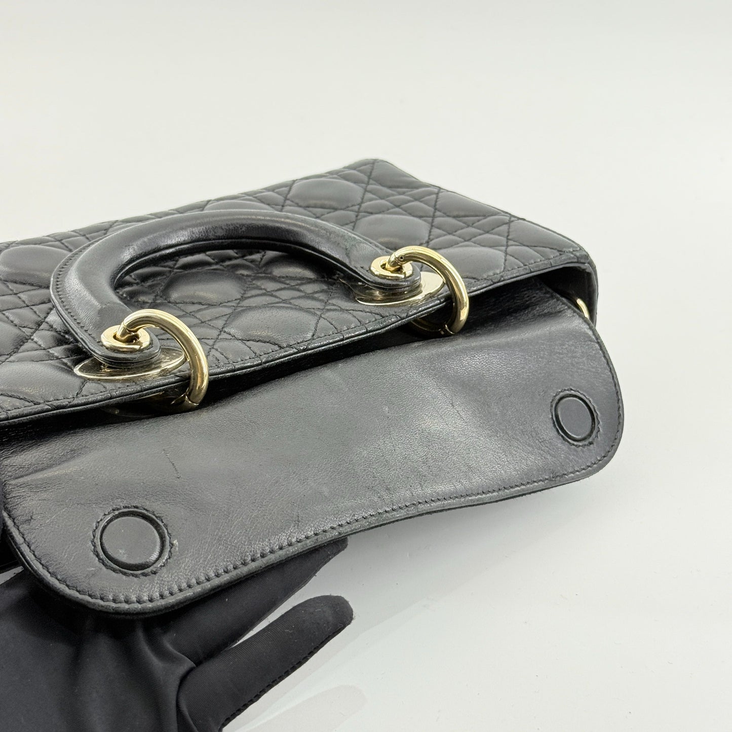 Dior - D-Joy - Leather - Black - (medium)