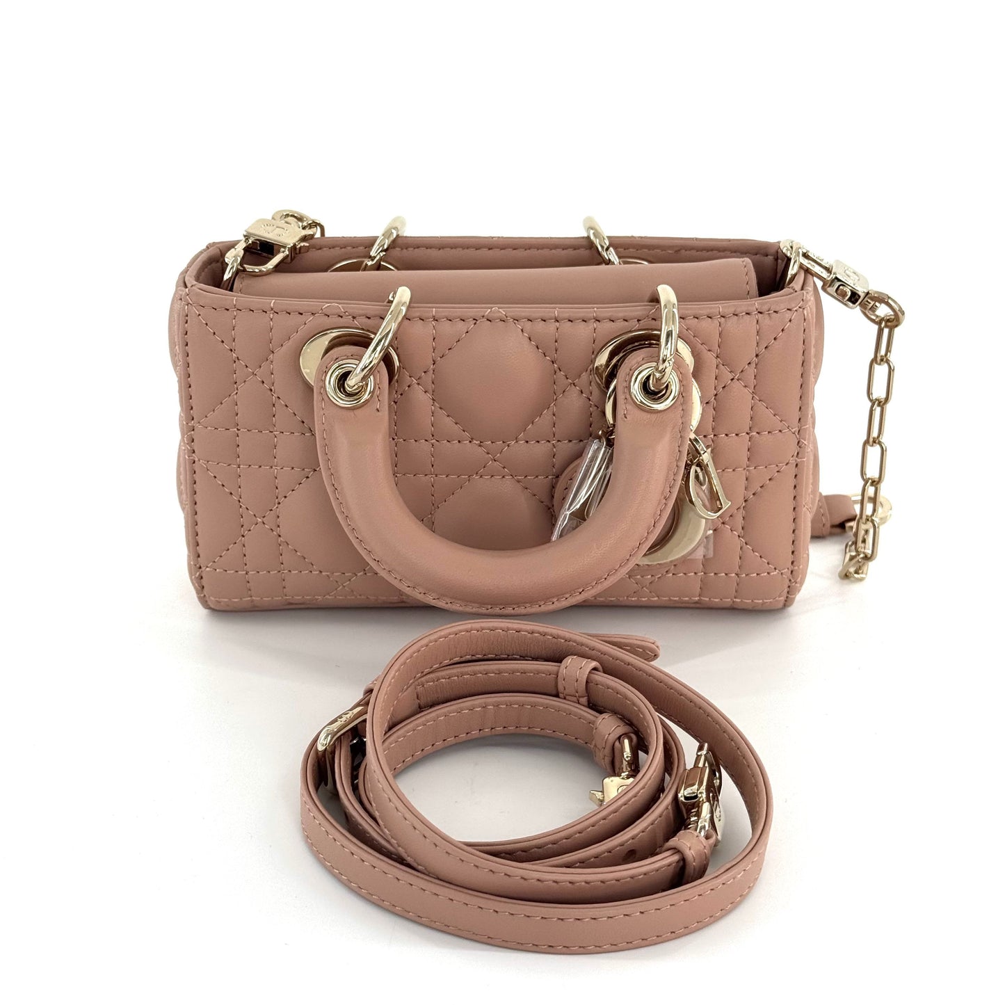 Dior - D-Joy Mini - Lambskin leather - Rose Pink - (mini)