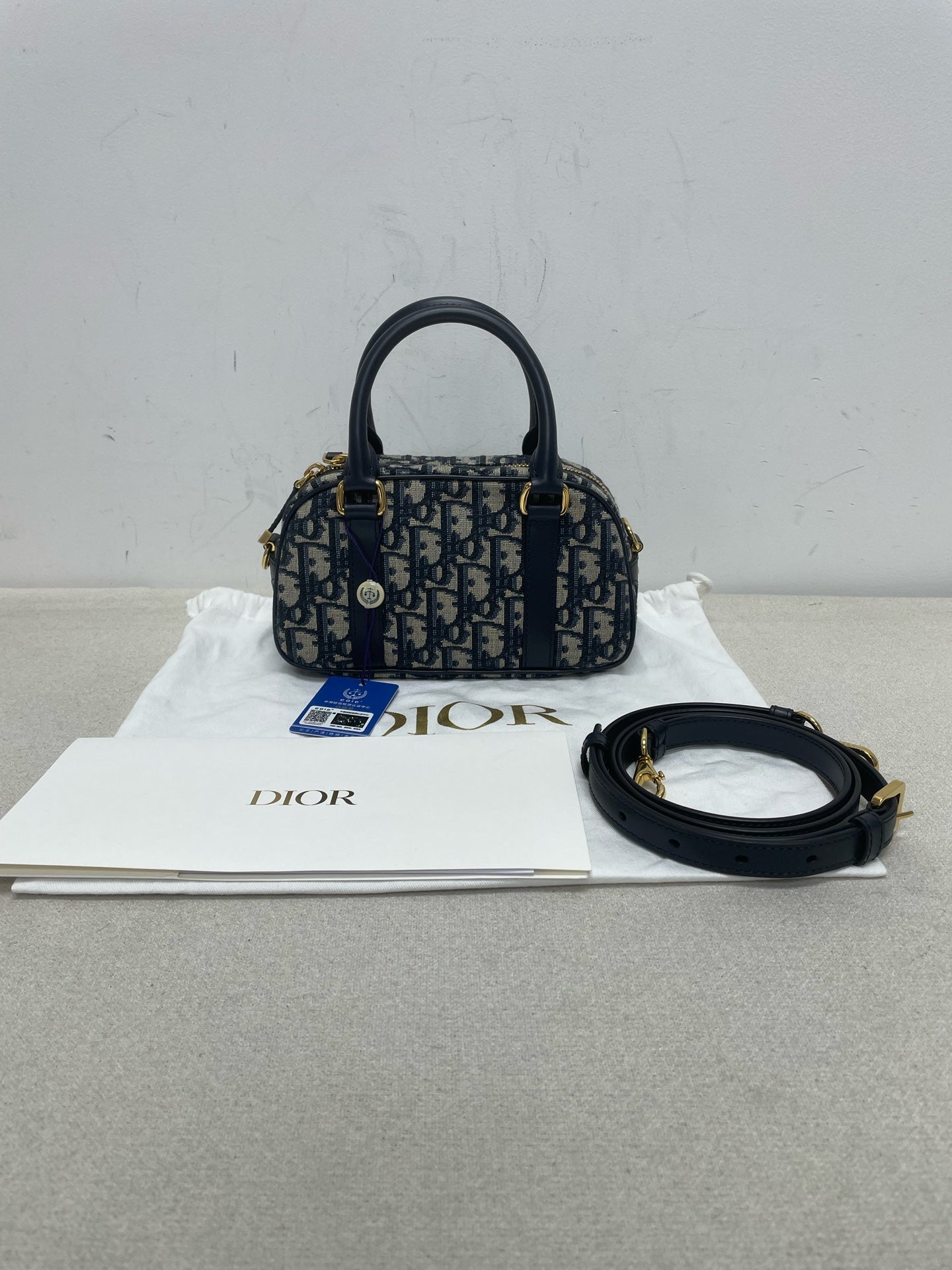 Dior - D-Vibe East-West - Cloth - Blue - (mini)