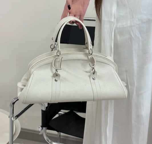 Dior - Detective Bag - Leather - White - (medium)