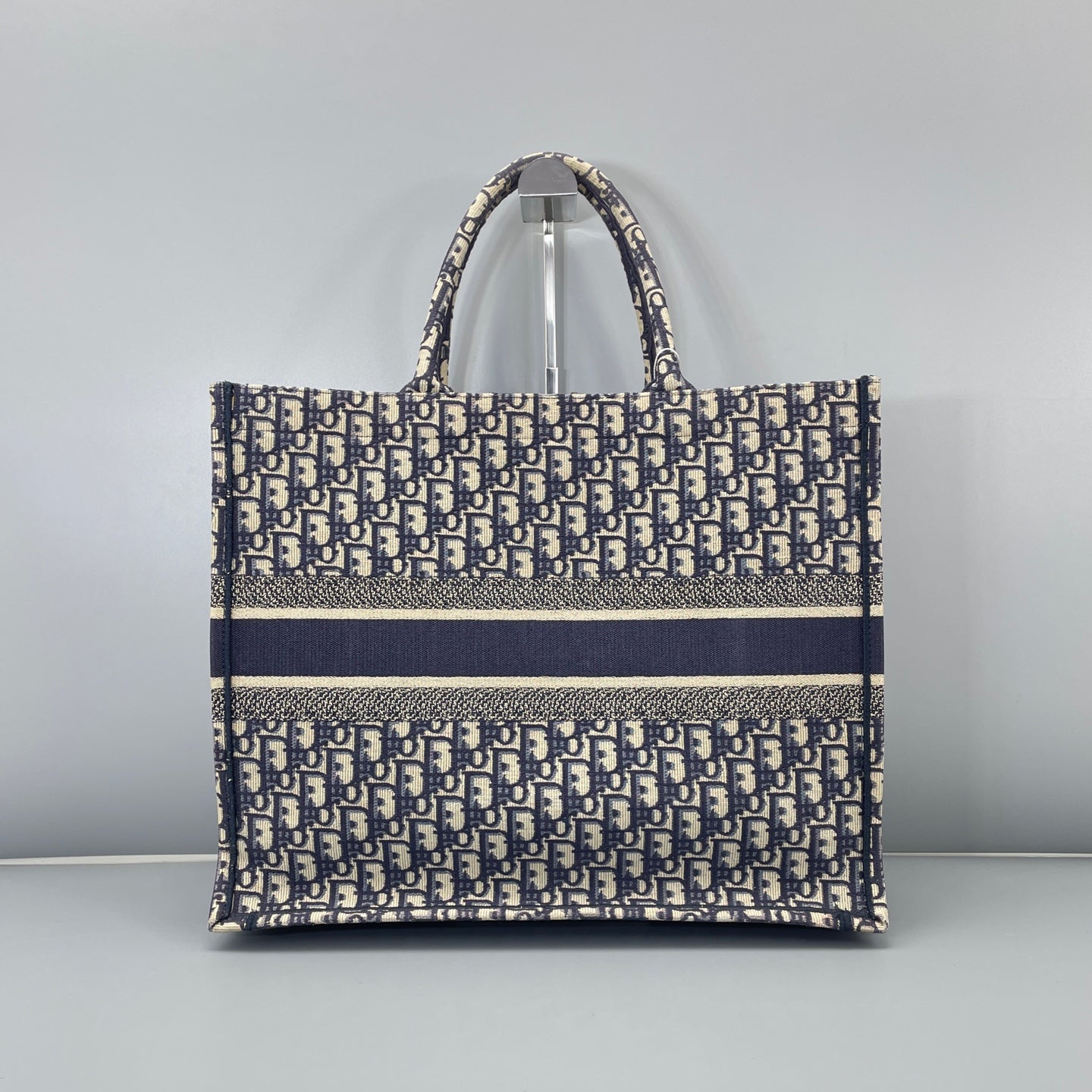 Dior - Dior Book Tote - Cloth - Blue - (large)