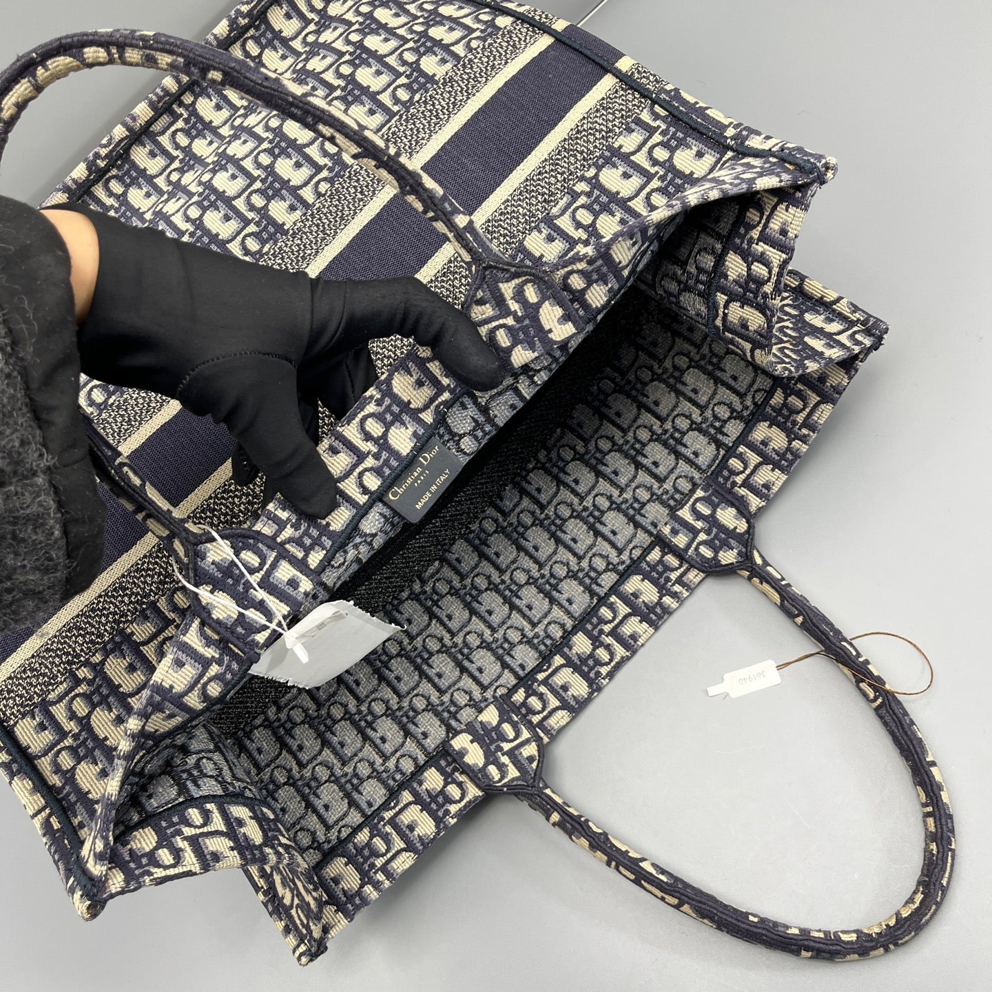 Dior - Dior Book Tote - Cloth - Blue - (large)
