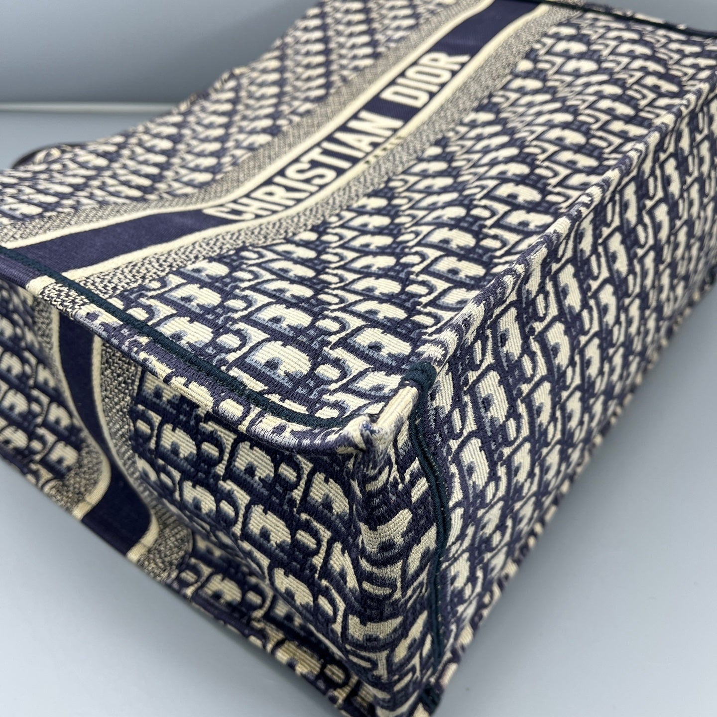 Dior - Dior Book Tote - Cloth - Blue - (large)