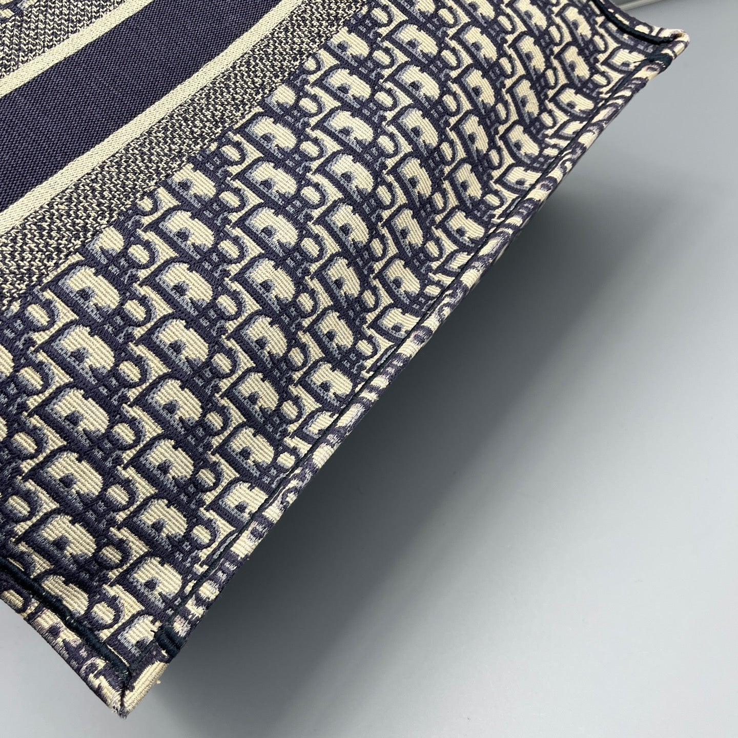 Dior - Dior Book Tote - Cloth - Blue - (large)