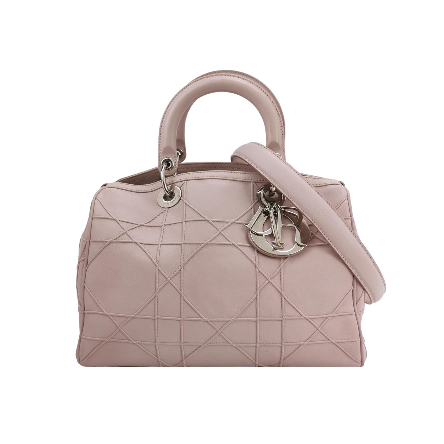 Dior - Dior Boston Bag - Leather - Pink - (medium)