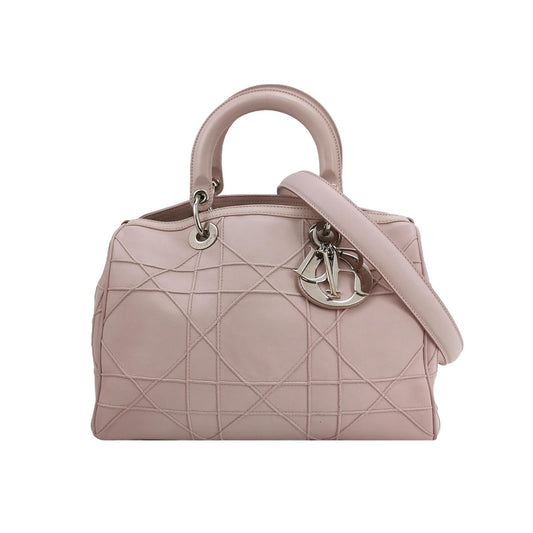 Dior - Dior Boston Bag - Leather - Pink - (medium)