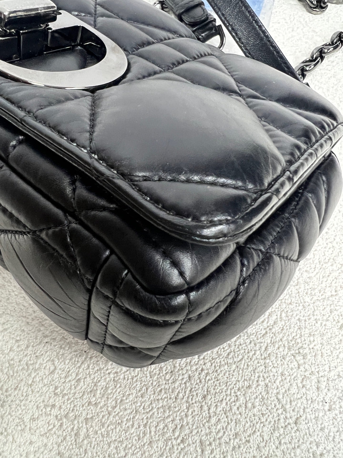 Dior - Dior Caro - Leather - Black - (small)