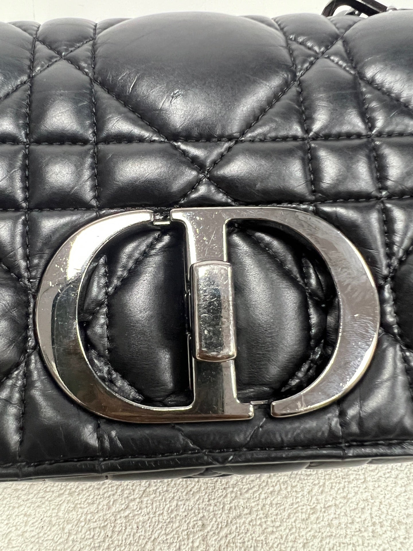 Dior - Dior Caro - Leather - Black - (small)