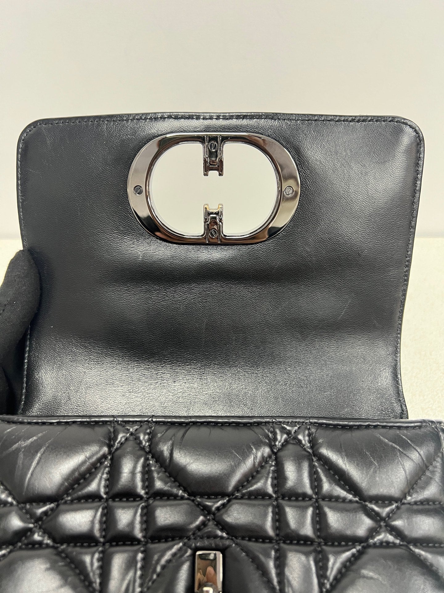 Dior - Dior Caro - Leather - Black - (small)