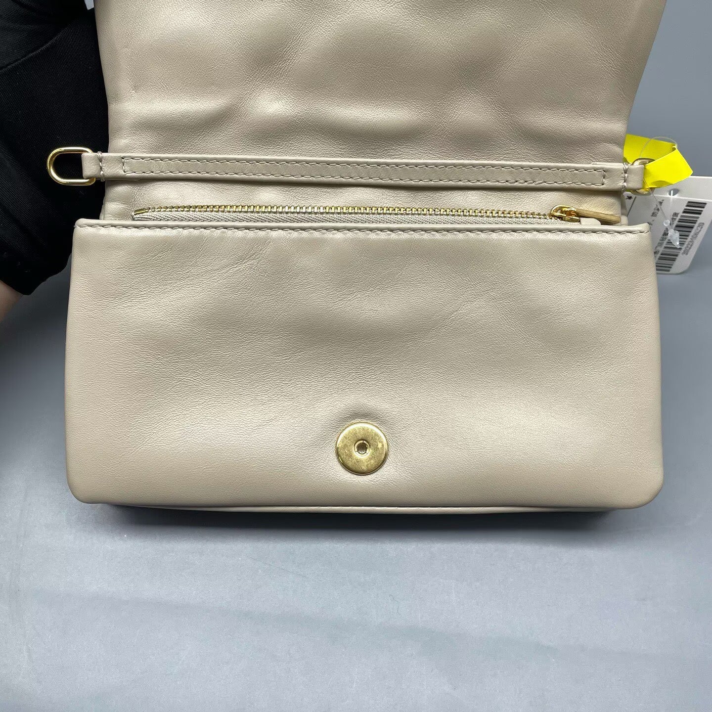 Dior - Dior Cloud Cannage Wallet on Chain - Lambskin leather - Beige - (mini)