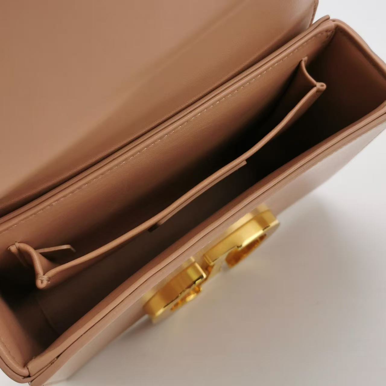 Dior - Dior Lock Bag - Leather - Beige - (mini)