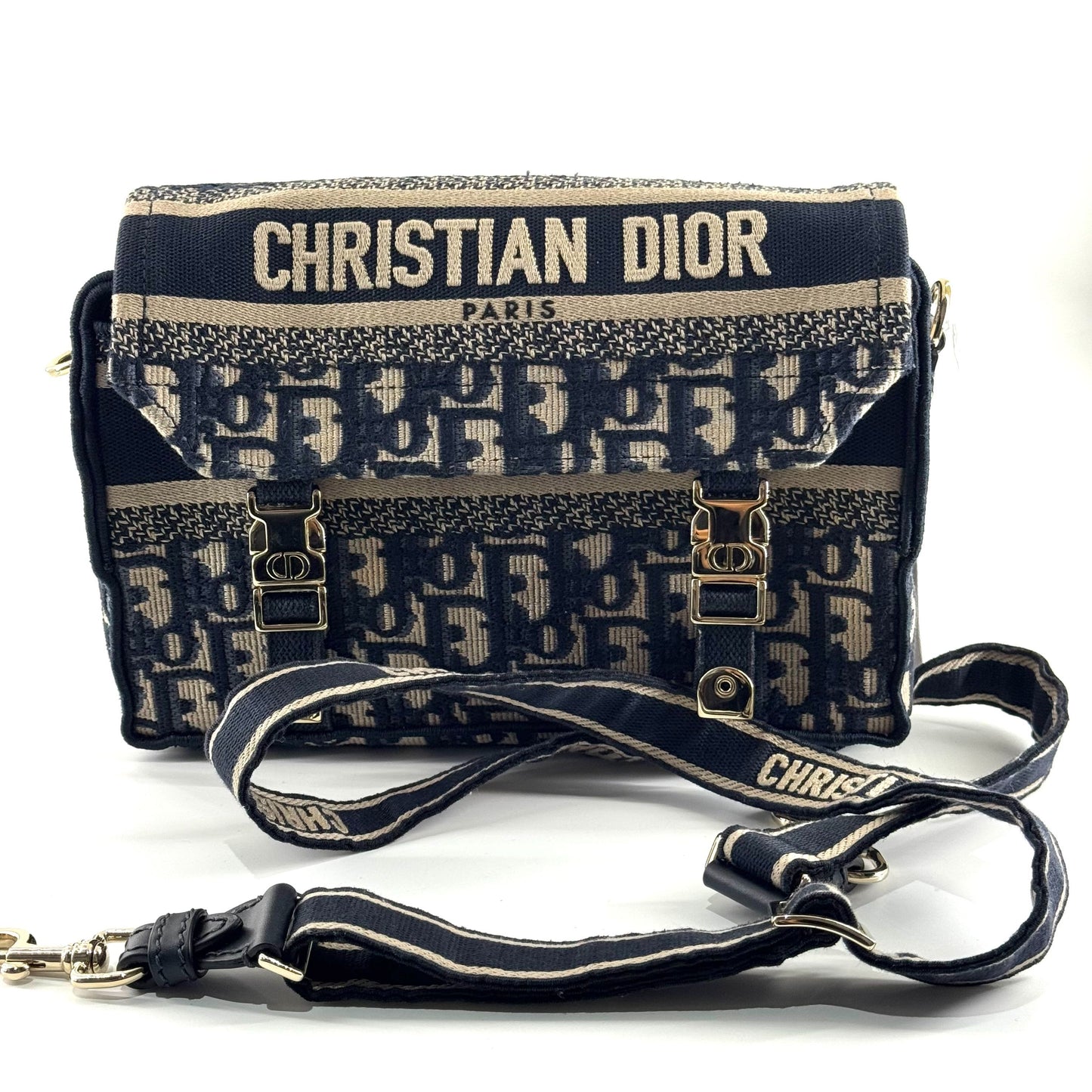 Dior - Dior Oblique Messenger Bag - Cloth - Multicolour