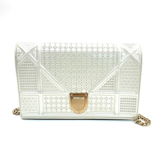 Dior - Dior Shield Bag - Patent leather - Beige - (small)