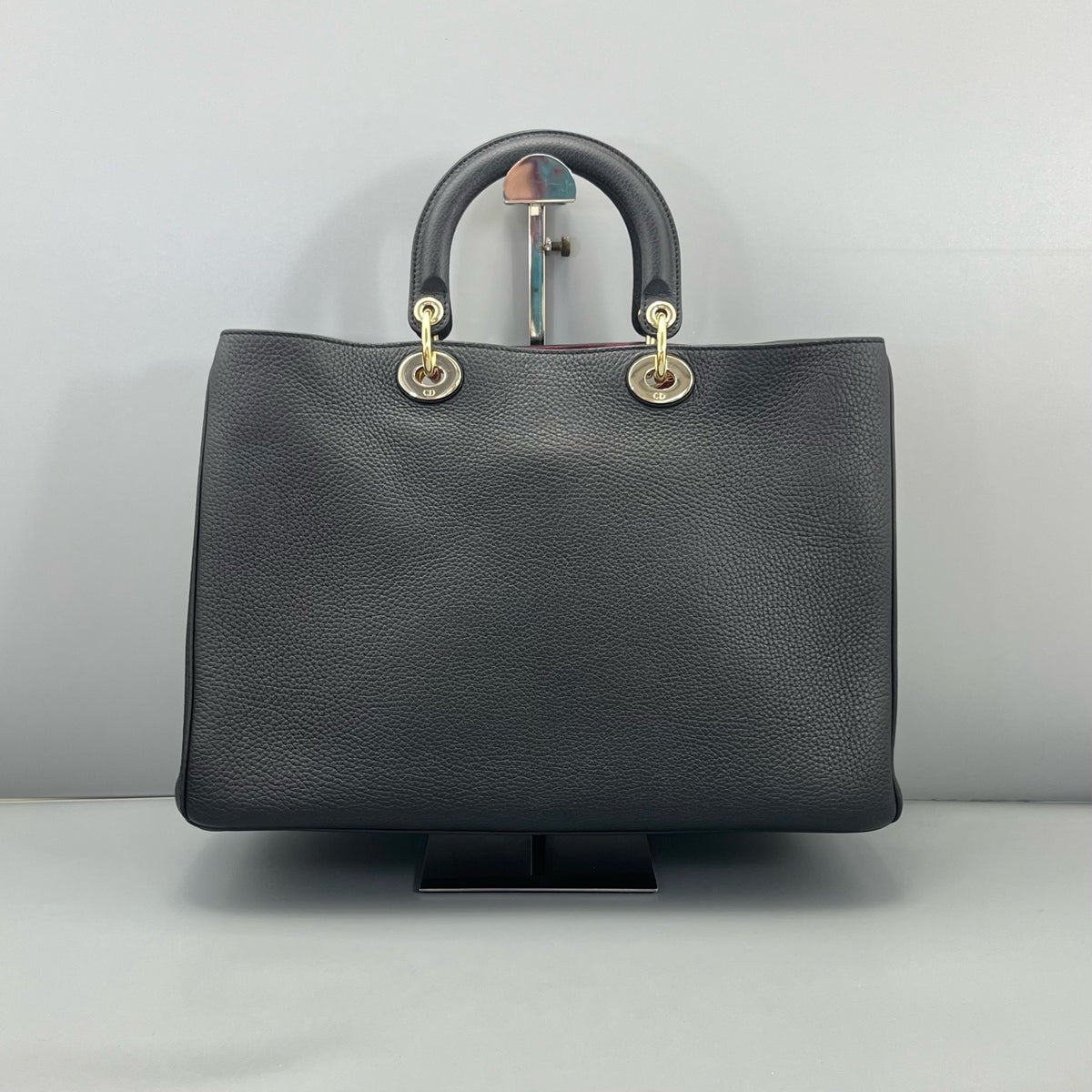 Dior - Dior Tote Bag with Pouch - Leather - Black - (large)