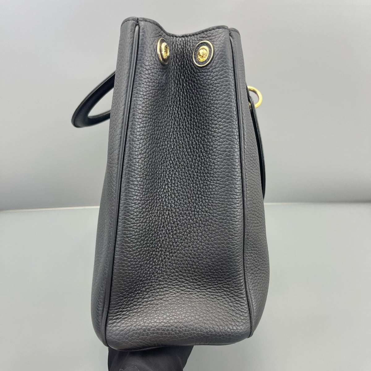 Dior - Dior Tote Bag with Pouch - Leather - Black - (large)
