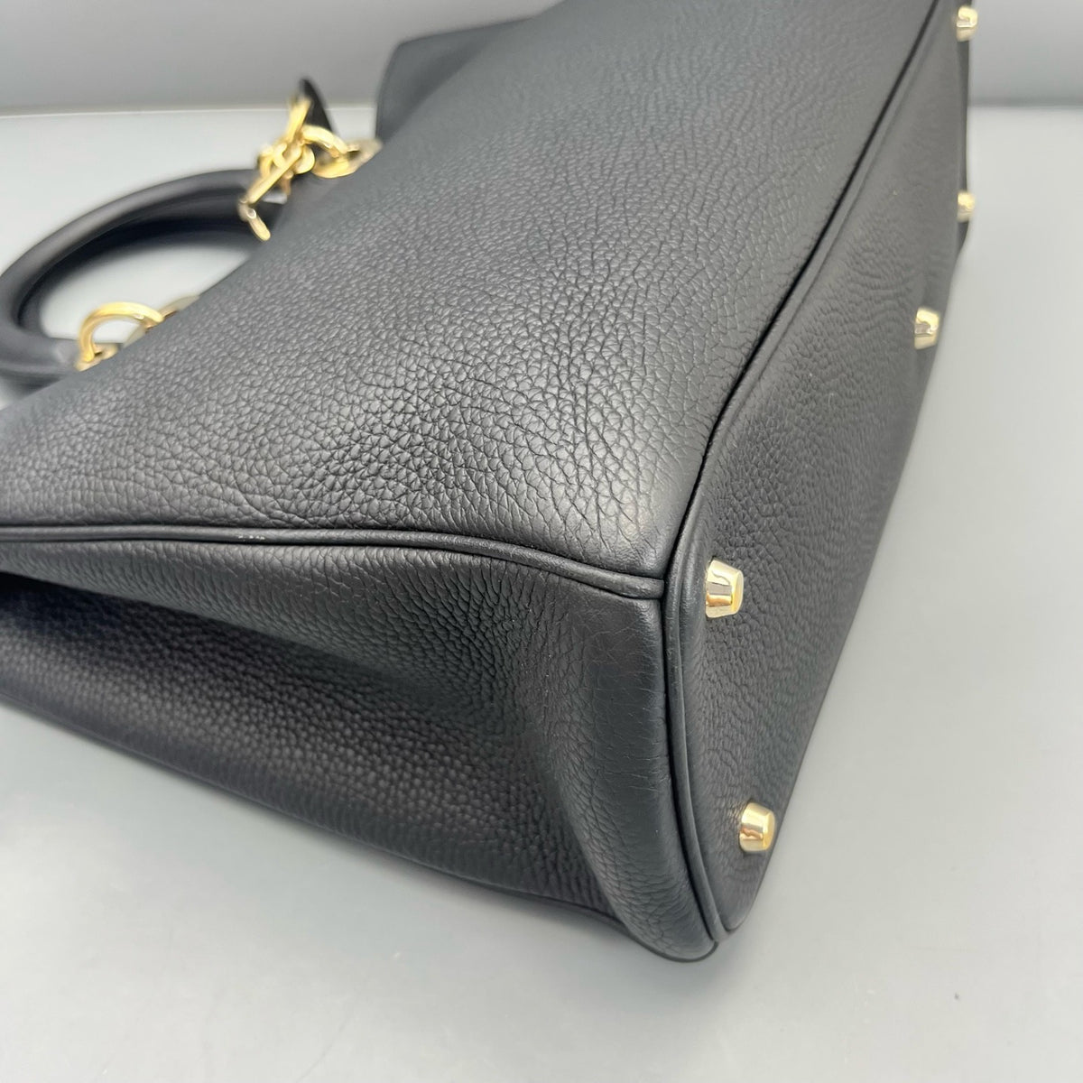 Dior - Dior Tote Bag with Pouch - Leather - Black - (large)