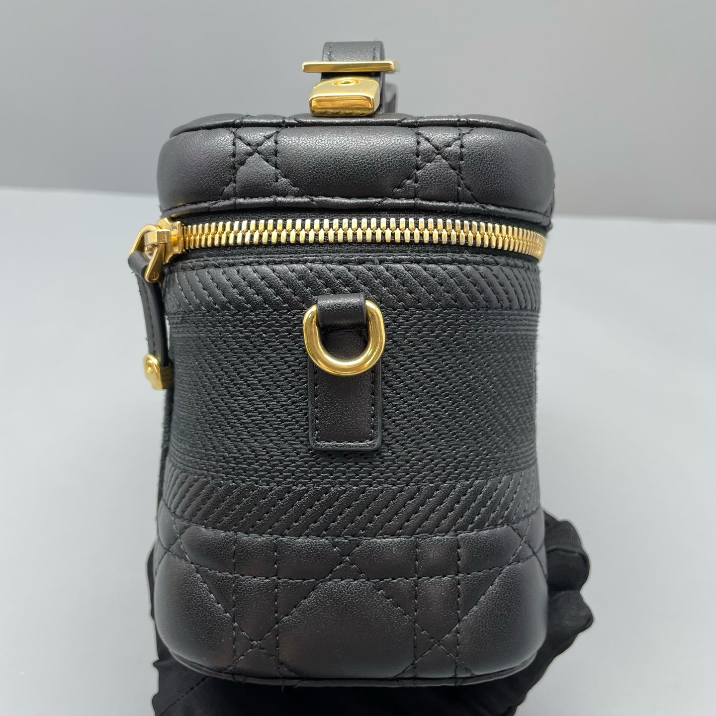Dior - Dior Vanity Case - Leather - Black - (mini)