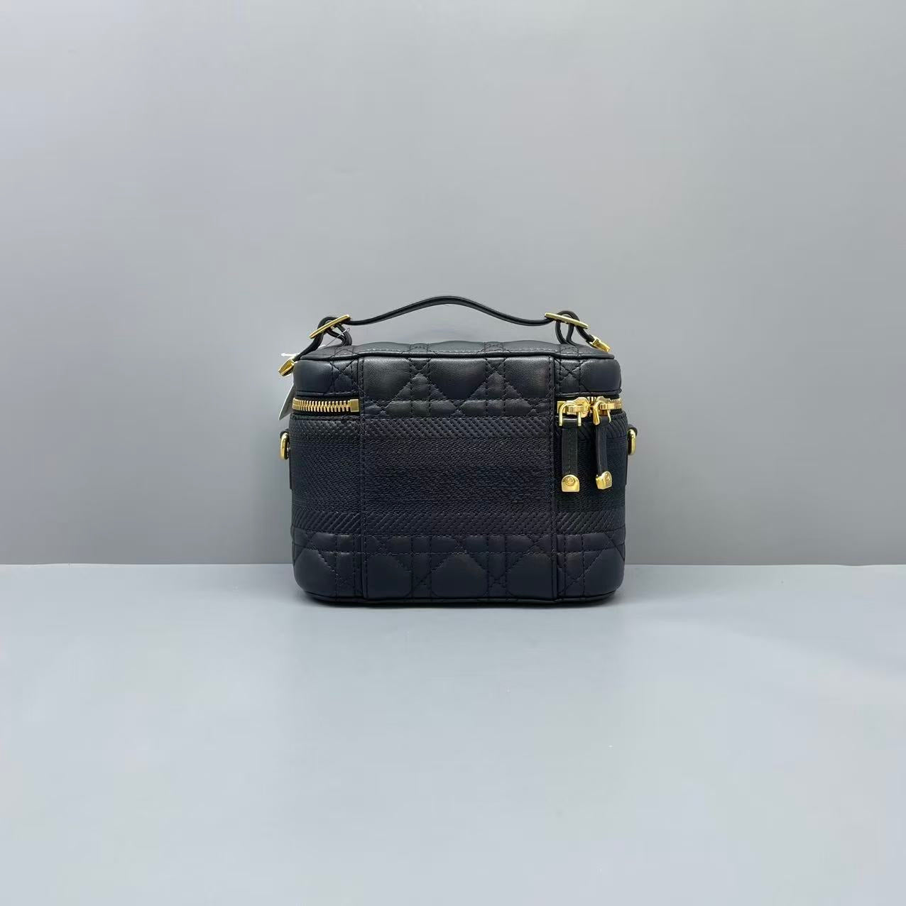 Dior - Dior Vanity Case - Leather - Black - (mini)