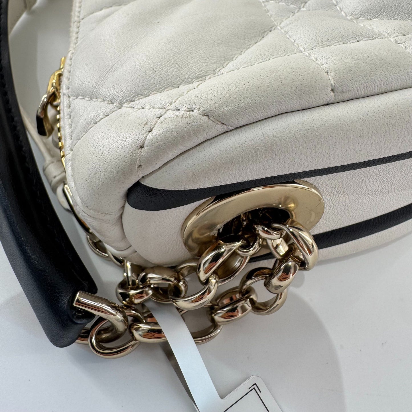 Dior - Dior Vibe Hobo - Leather - White - (small)